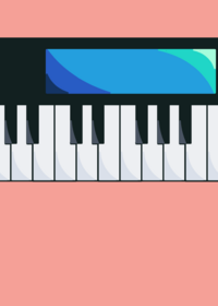 64 key's piano