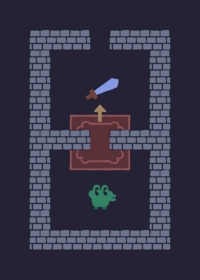 abandoned game, Dungeon Delve with Froglet