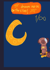 Drawn you oc on the star