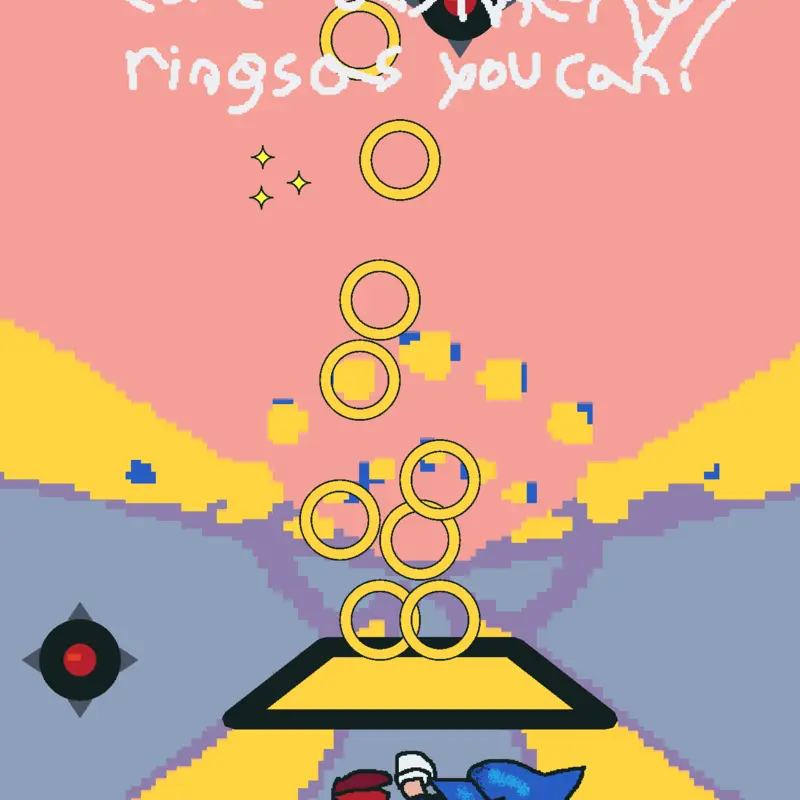 Sonic two special stage by @KurtPhillip