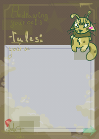 Silly cat alien redraw ur oc🥺