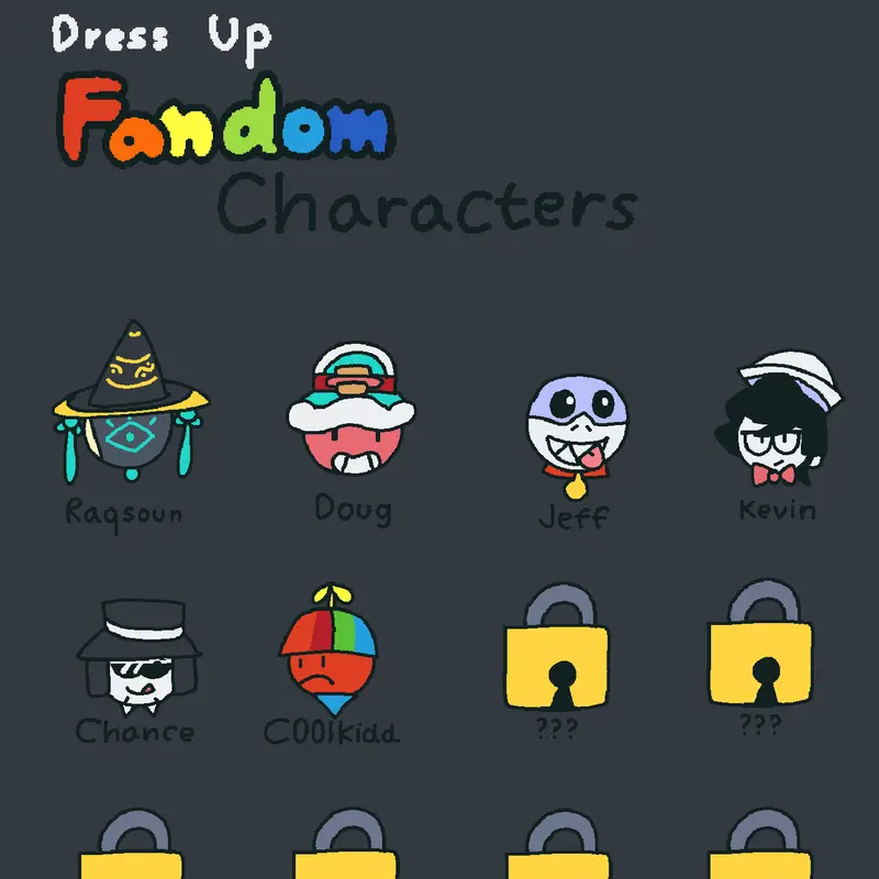 Dress Up Fandom Characters by @C4llumm