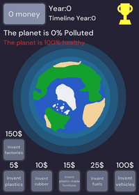 Pollute the Earth / environment