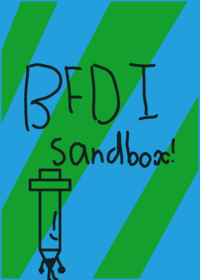 My first ever deck (wip) bfdi sandbox
