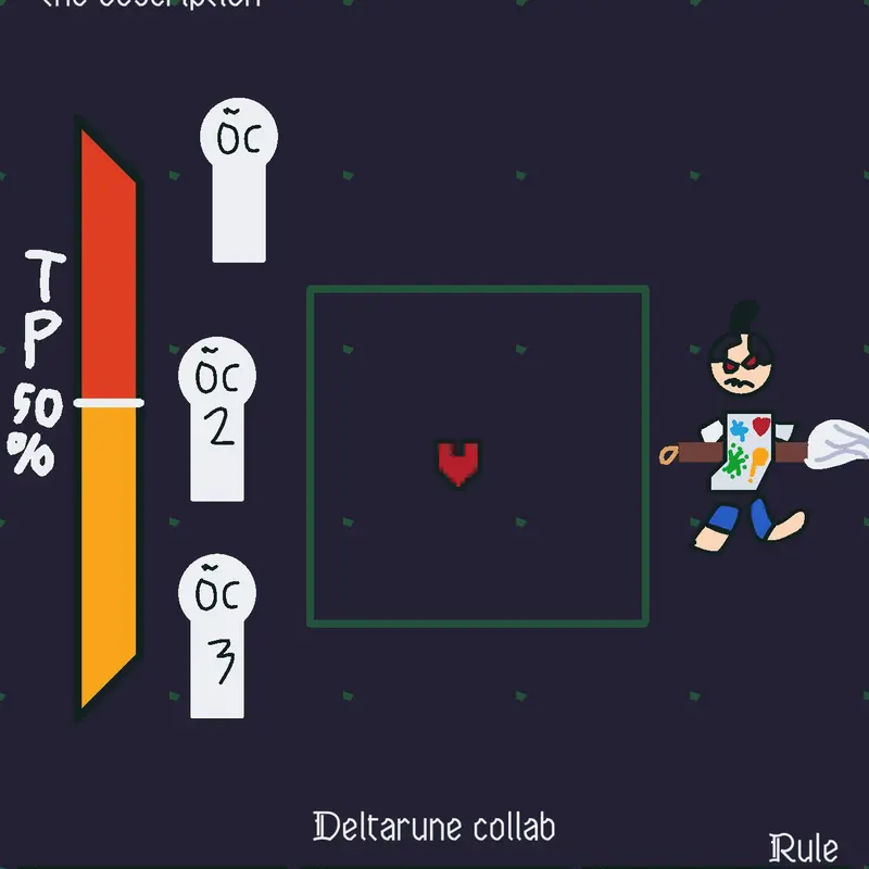 Deltarune collab by @pyettromiguelrv