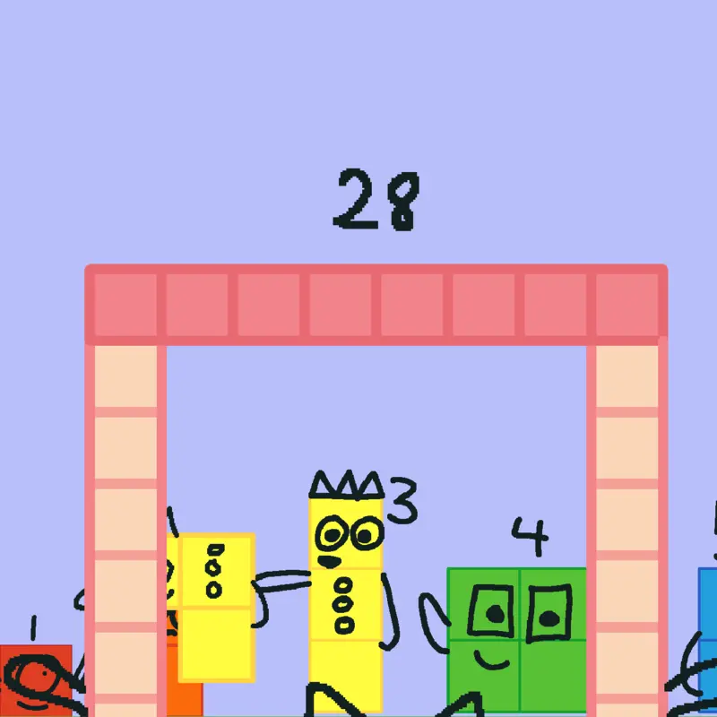 Numberblock Seven Rocket!!!! (v1) by @Big_dog