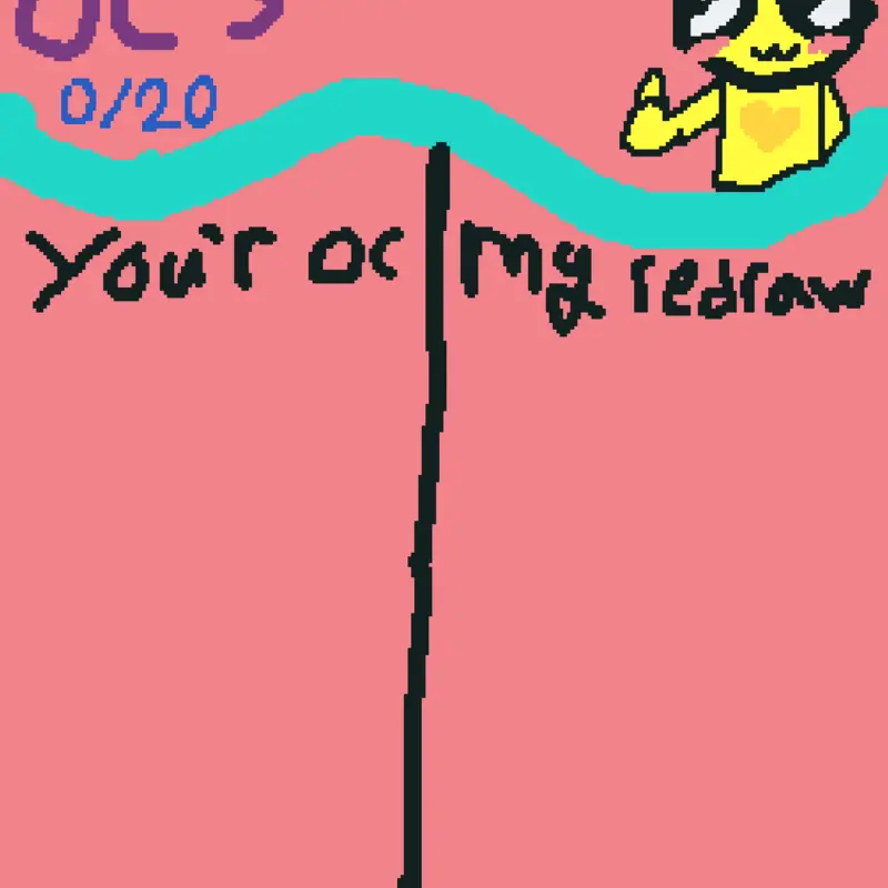 REDRAWING OCS by @LilGfromthedD