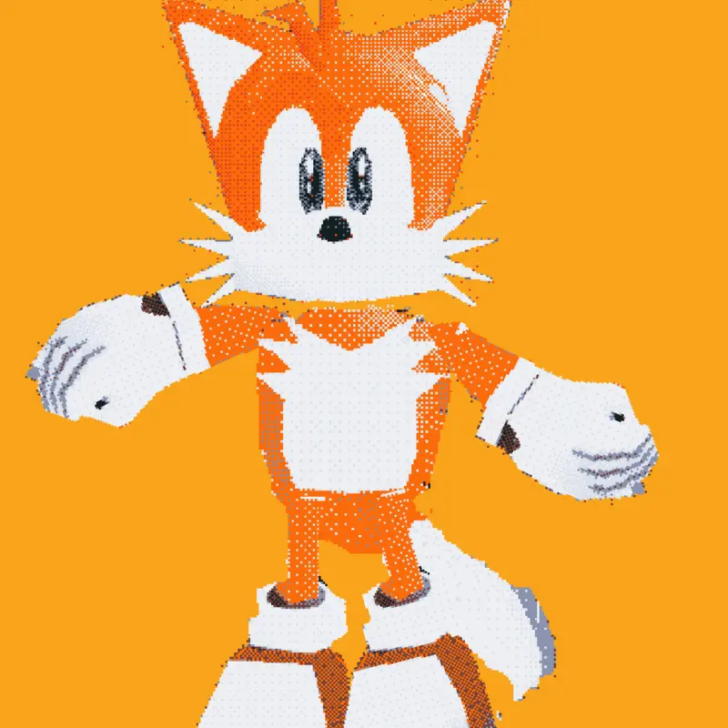 Tails dancing by @minus3Factorialdi