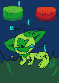 Take care of sprigatito!