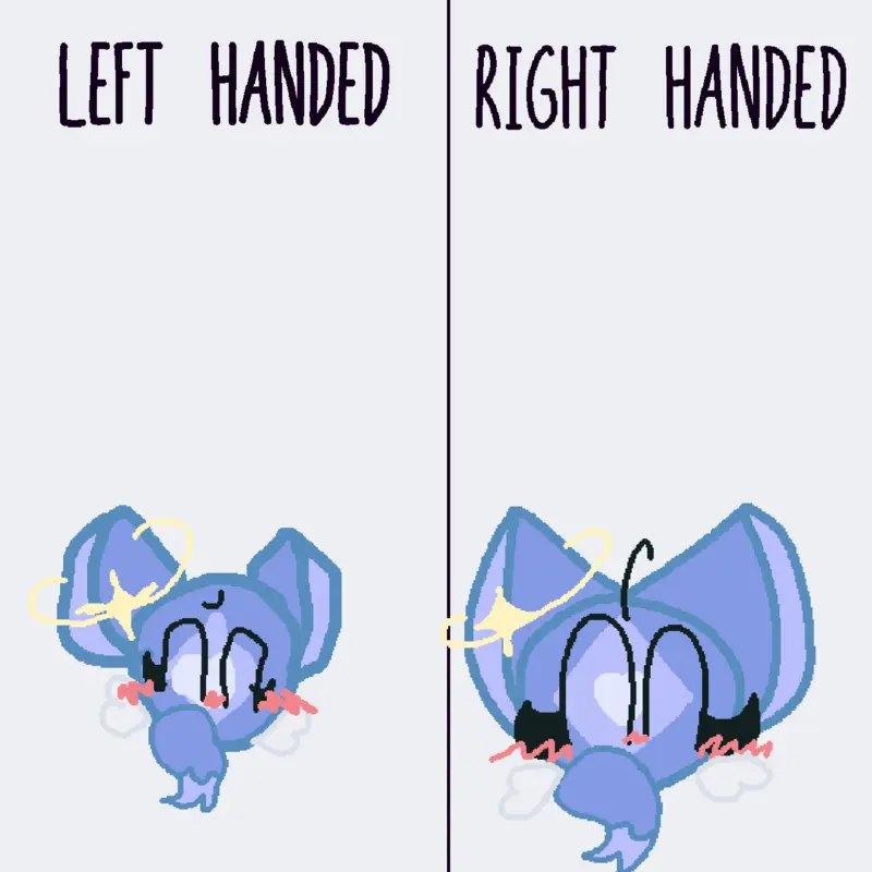 I’m right-handed! by @harharcau_cb