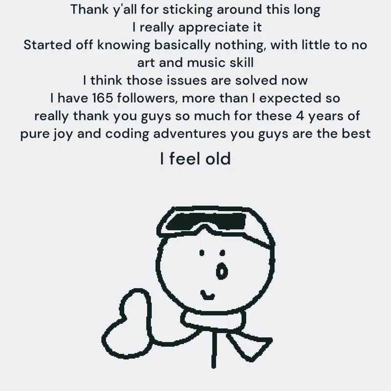 4 years i think yay by @AFartingGuy