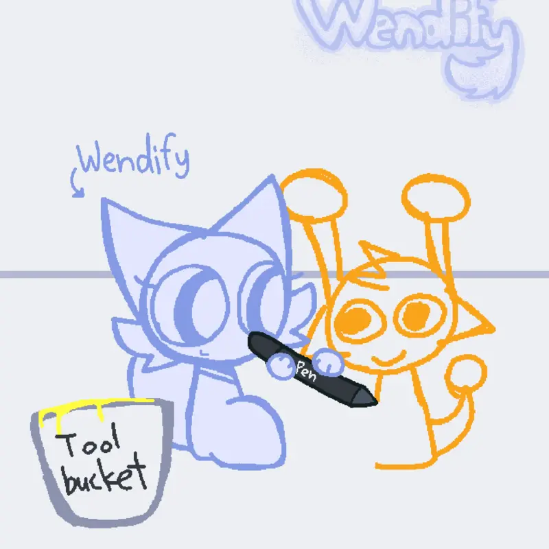 Digital of Creativity AU by @Wendify_Official