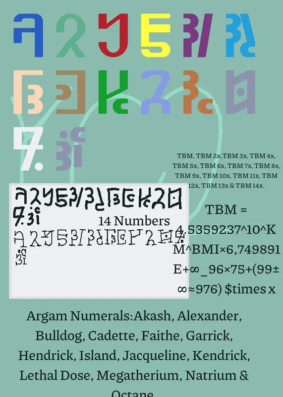 Argam Numerals Band 15 by @filmroll