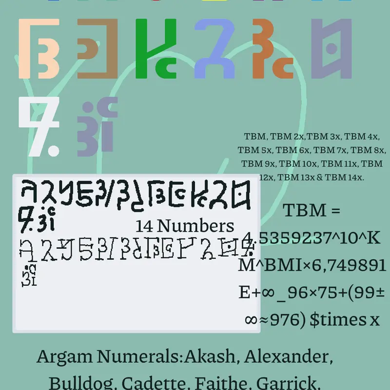 Argam Numerals Band 15 by @filmroll