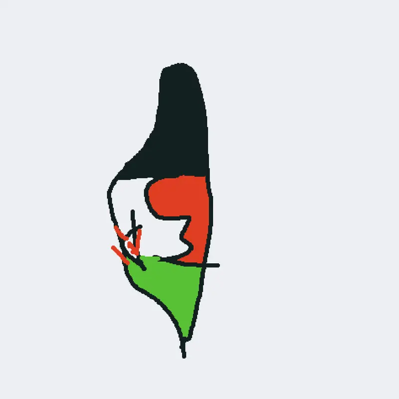 Haha palestine yay school by @Mimiliki
