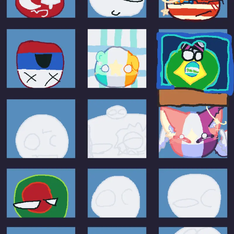 Countryballs by @Puffybally