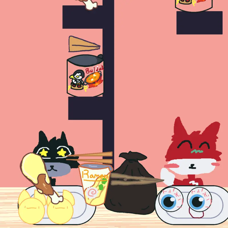 Mukbang story game by @bandekwarus