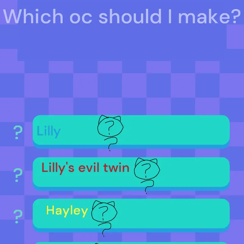 Who shall you choose? by @cutieth3kitty