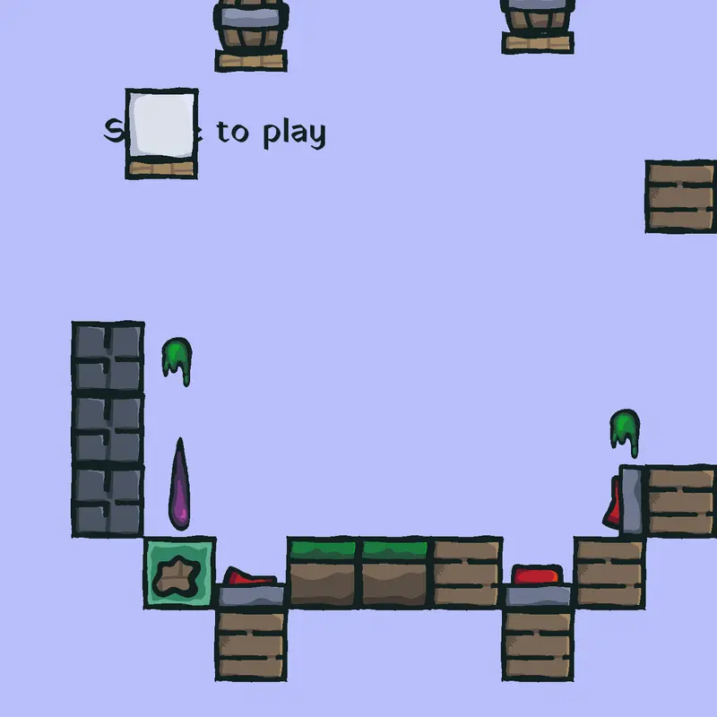 Slime puzzle by @dancingkirby