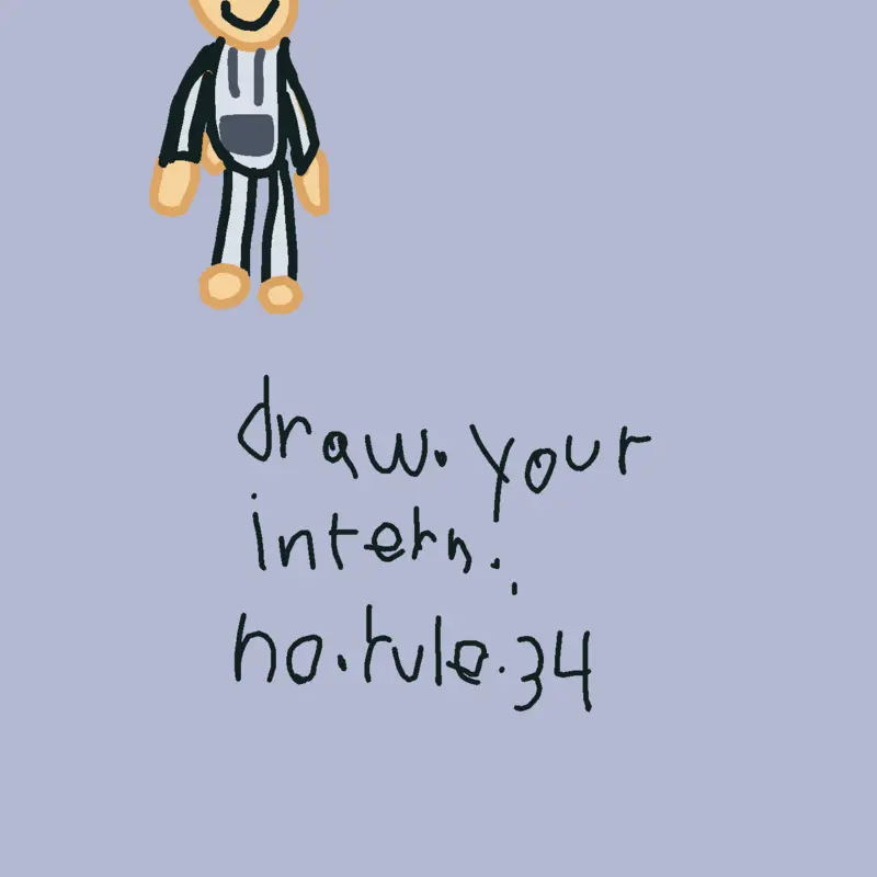 Draw your intern of your style by @goldsquirm