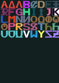 Mebah's Unifon alphabet band