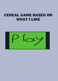 Cereal mukbang based on what I like (Credits...