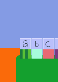 Alphablocks lava