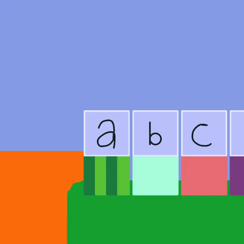 Alphablocks lava by @fabricio917