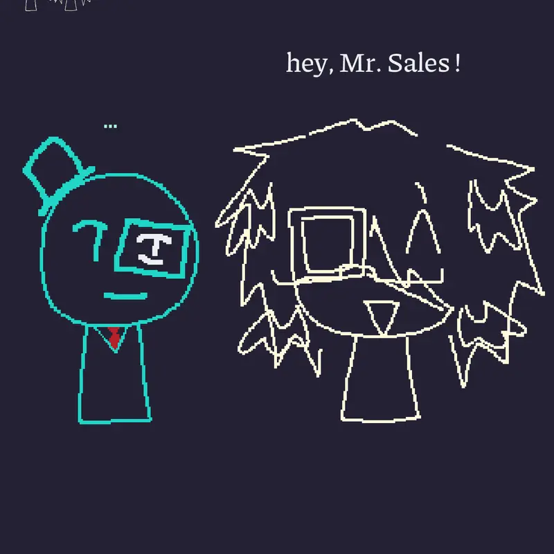 Introducing:Mr. Sales! by @SlimeyBoy