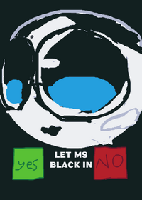Let ms black in