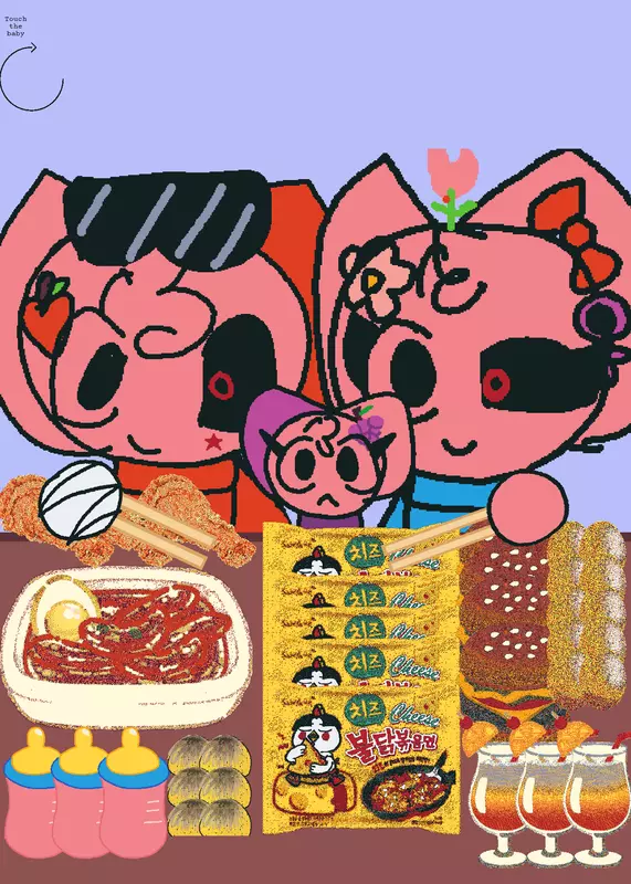 Mukbang with baby lini miko and Millie! by @Millie_Meow_45