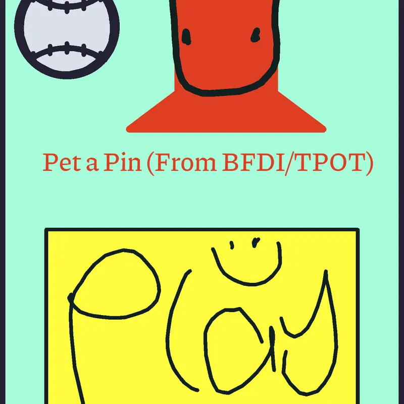 ADOPT BFDI PIN! by @creamymayo