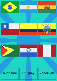 South America Flag Band Remixparty
