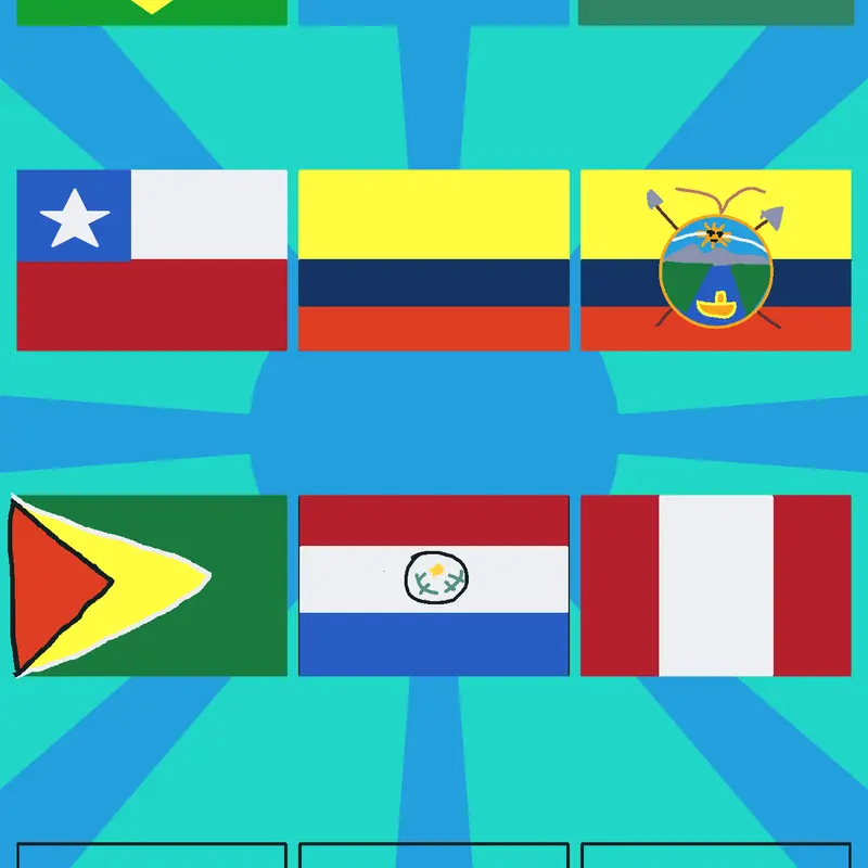 South America Flag Band Remixparty by @SmokeyBomb