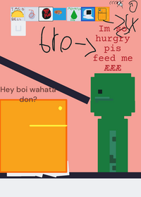 Feed the melon