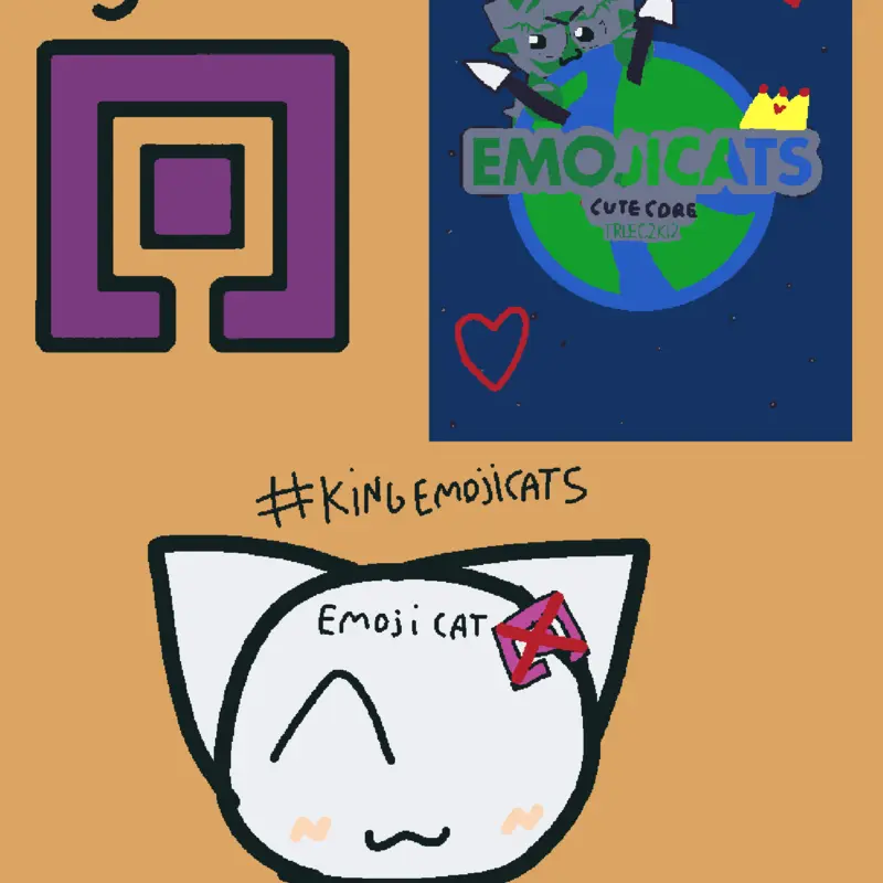 Emoji cat world are cute by @the_aren_gentong