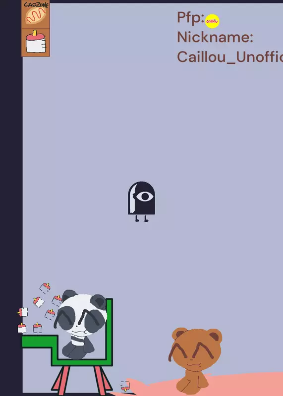 Ursinho e panda bebê by @TomatoThrower