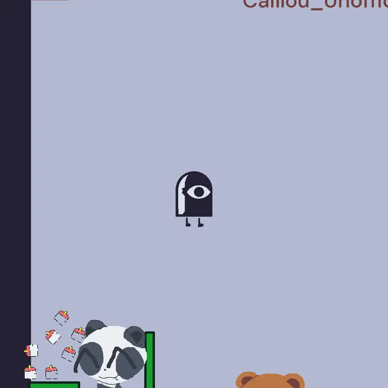 Ursinho e panda bebê by @TomatoThrower