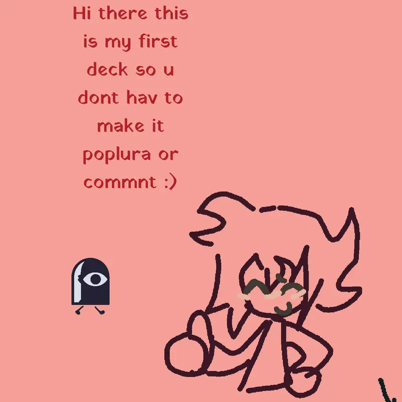 Minjori's first deck! by @MinjoriMinori