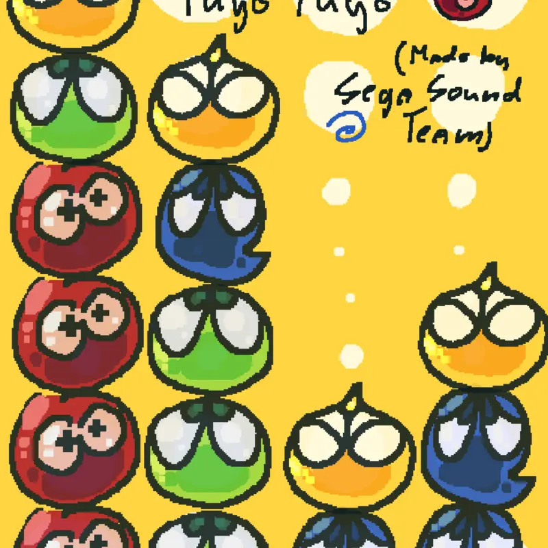 Sticker of Puyo Puyo (Castle ver.) by @ArtenzC-stle