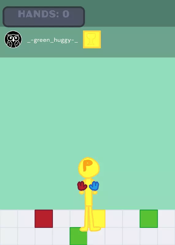 Hands Collecting Game by @GreenHuggy