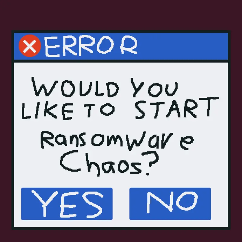 RANSOMWARE CHAOS by @Windoe_TheCannibal