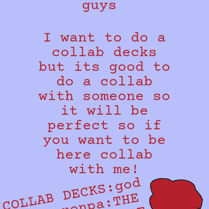 Need a collab decks with somebody!!! by @-_gab_-