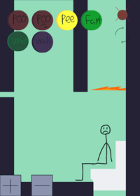 Pooping game made by the yellow guy guy
