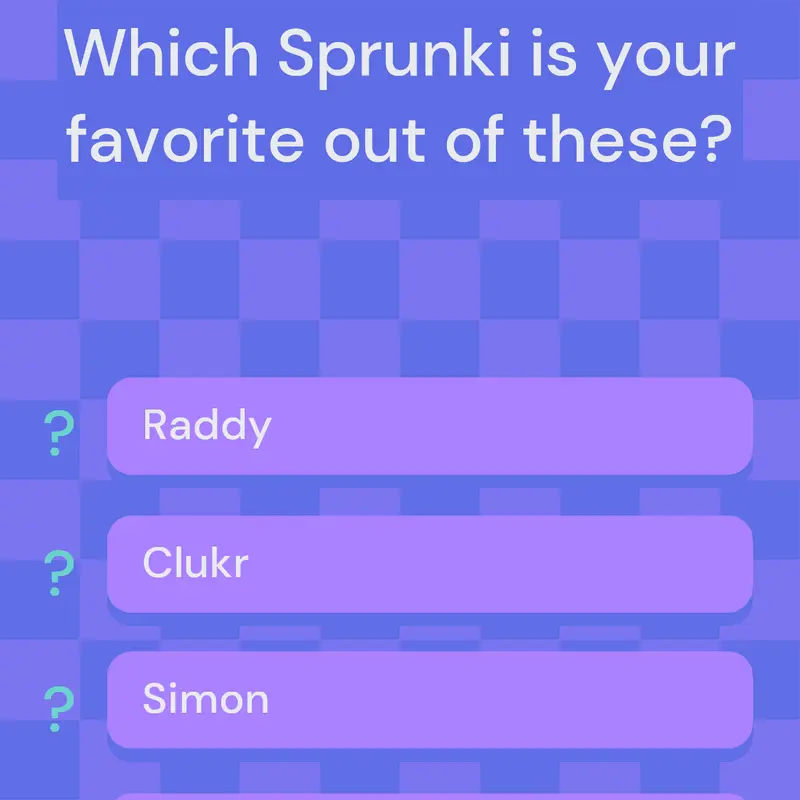 Sprunki votes by @Ally174