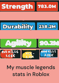 My muscle legends stats
