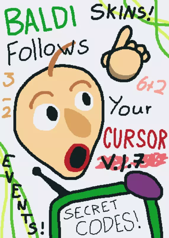 Baldi follows your cursor by @Edsolino10