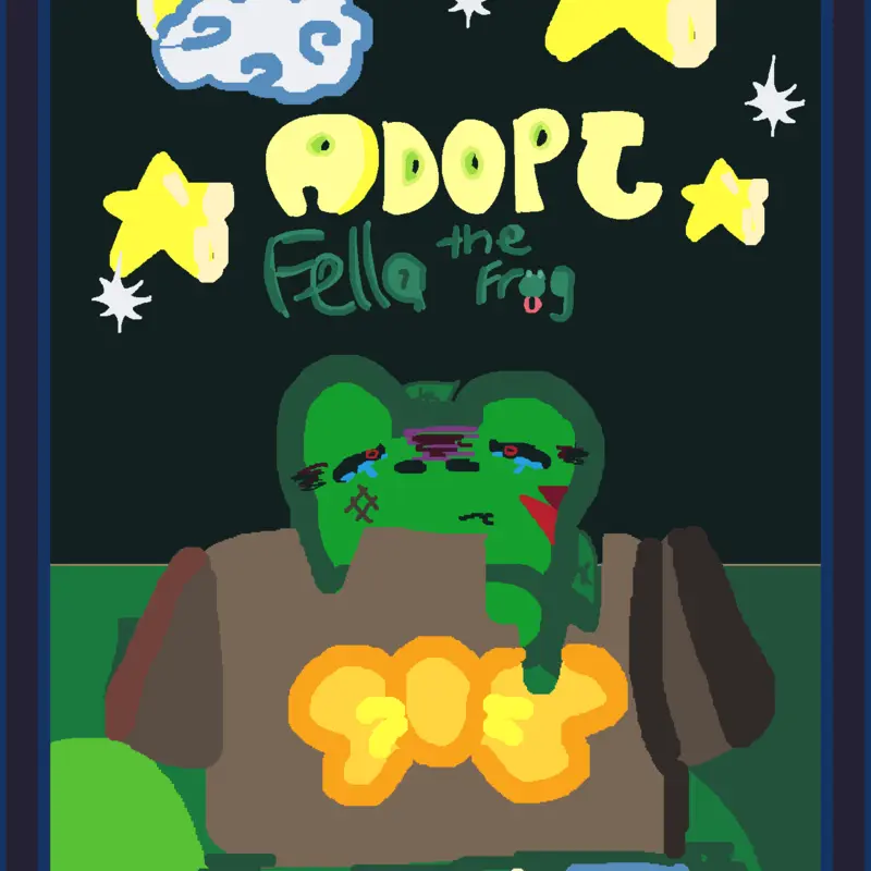 Take care of Fella the frog by @BacterioPHAGExD