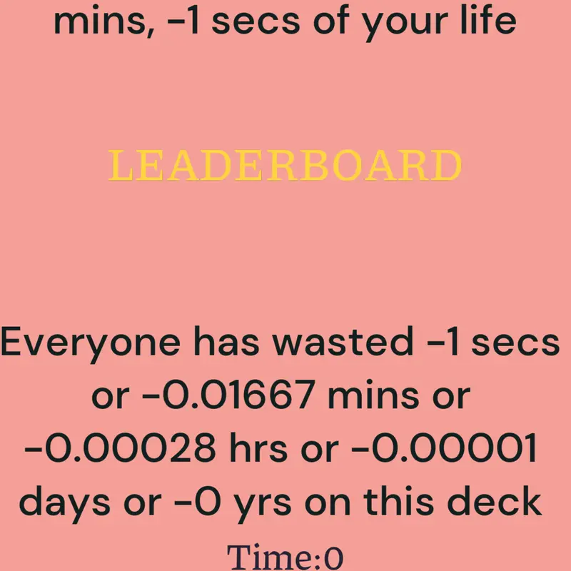 Time Waster Game by @Vercool