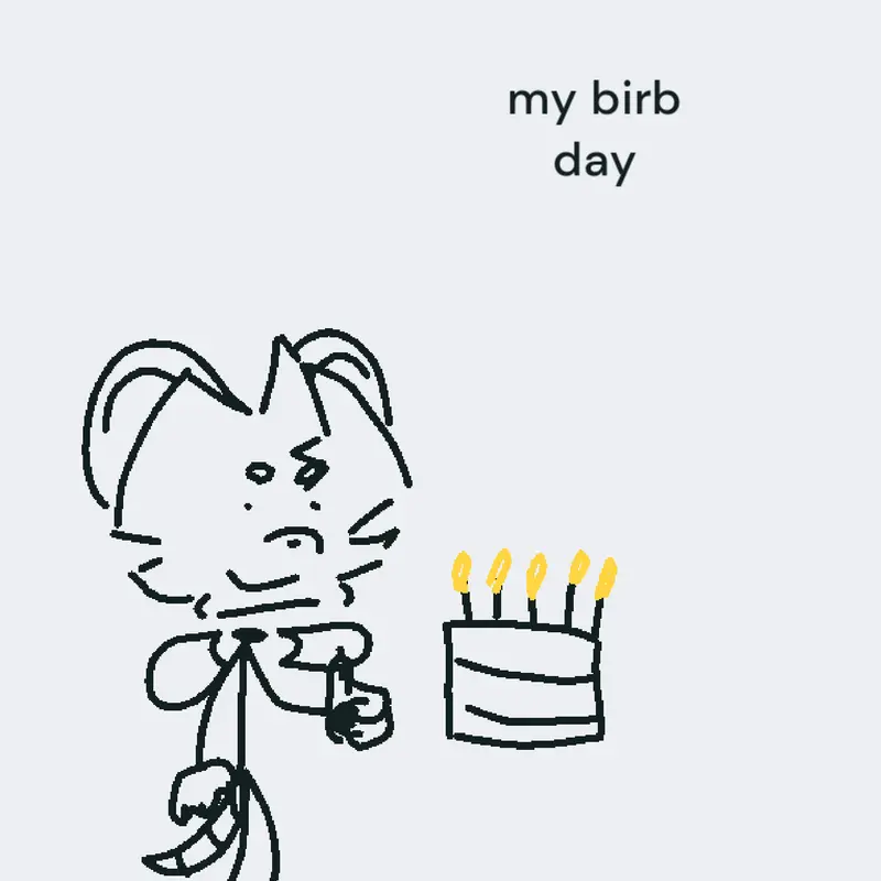 me birth day by @Ratia